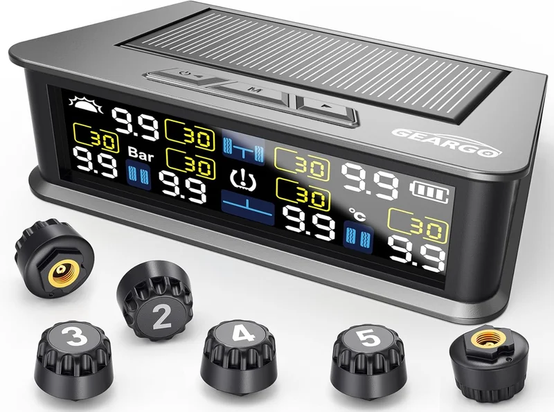 GEARGO RV Tire Pressure Monitoring System (TPMS) - Rank 5 in Best Tire Pressure Monitor of 2025