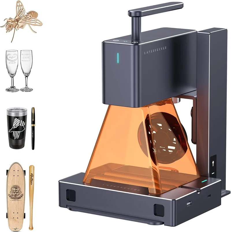 LaserPecker LP2 Portable Laser Engraver - Rank 8 in Best Laser Engraving Machine of 2025