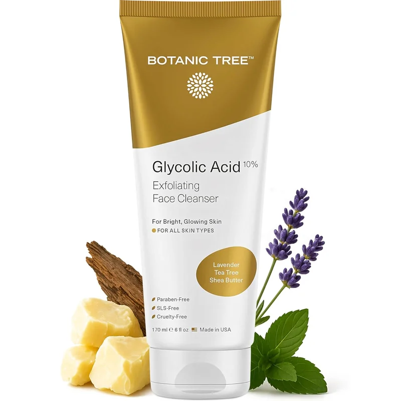 Botanic Tree Glycolic Acid Face Wash - Rank 6 in Best Face Exfoliator of 2025
