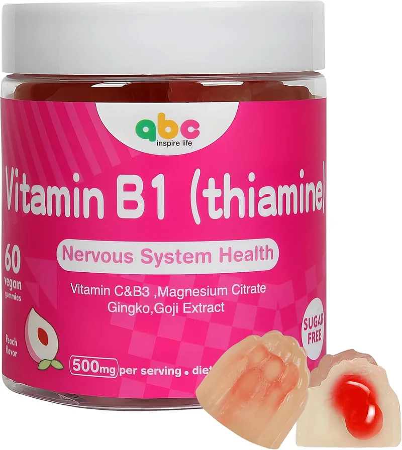 InspireLife ABC Vitamin B1 Gummies - Rank 8 in Best Thiamine of 2025