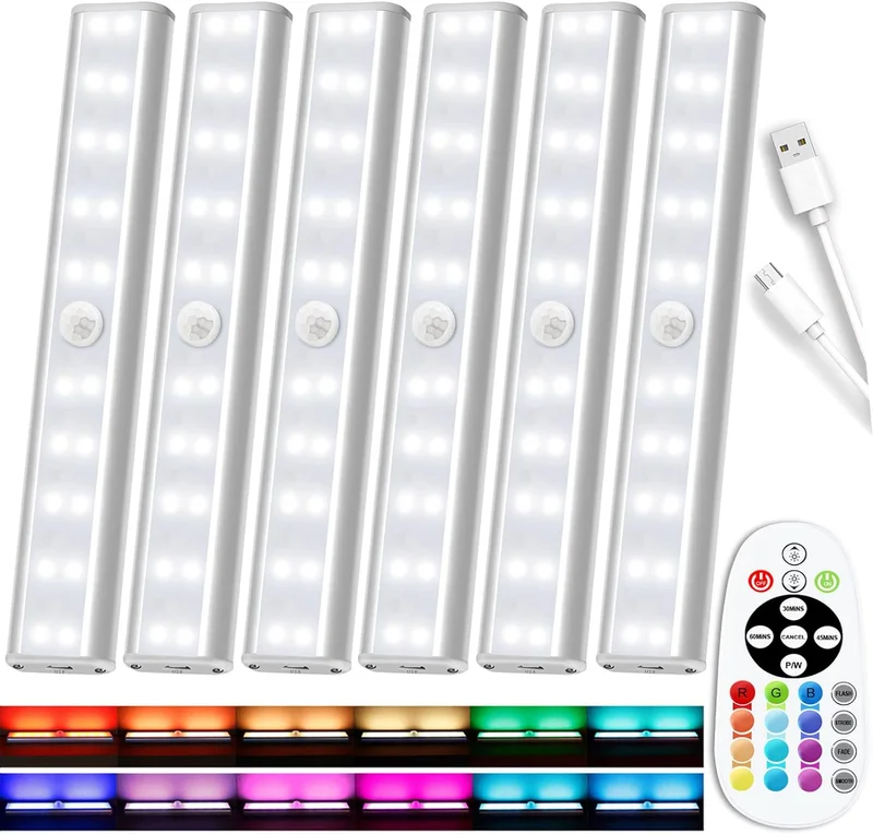 SZOKLED Rechargeable Under Cabinet Lights 48-LED - Rank 3 in Best Under Cabinet Lights of 2025