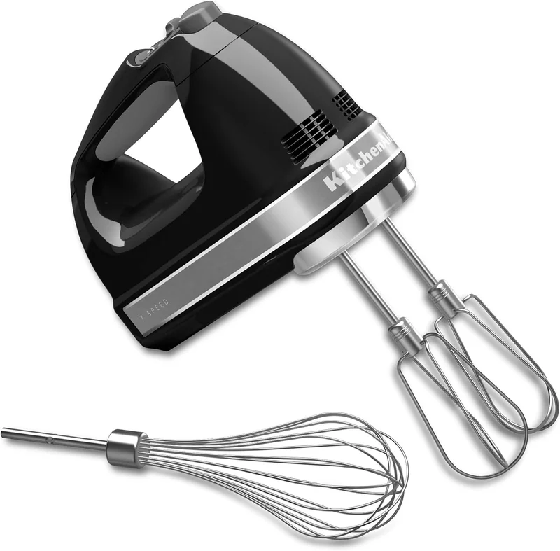 KitchenAid 7-Speed Hand Mixer Onyx Black - Rank 10 in Best Hand Mixer of 2025