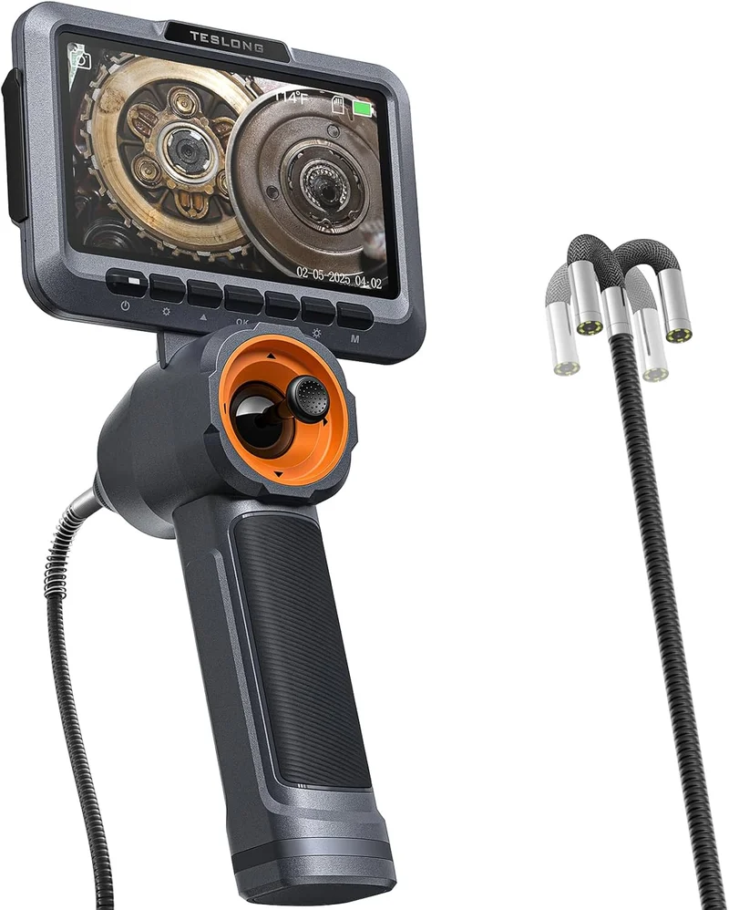 Teslong 360 Articulating Borescope with Light - Rank 5 in Best Borescopes of 2025