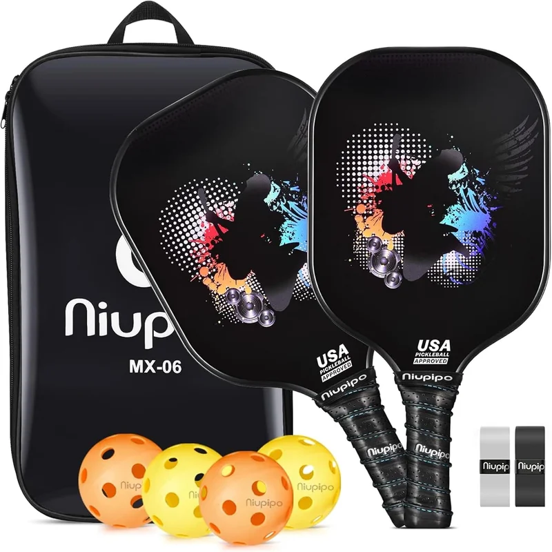 niupipo Graphite Pickleball Paddle Set - Rank 8 in Best Pickleball Equipment of 2025