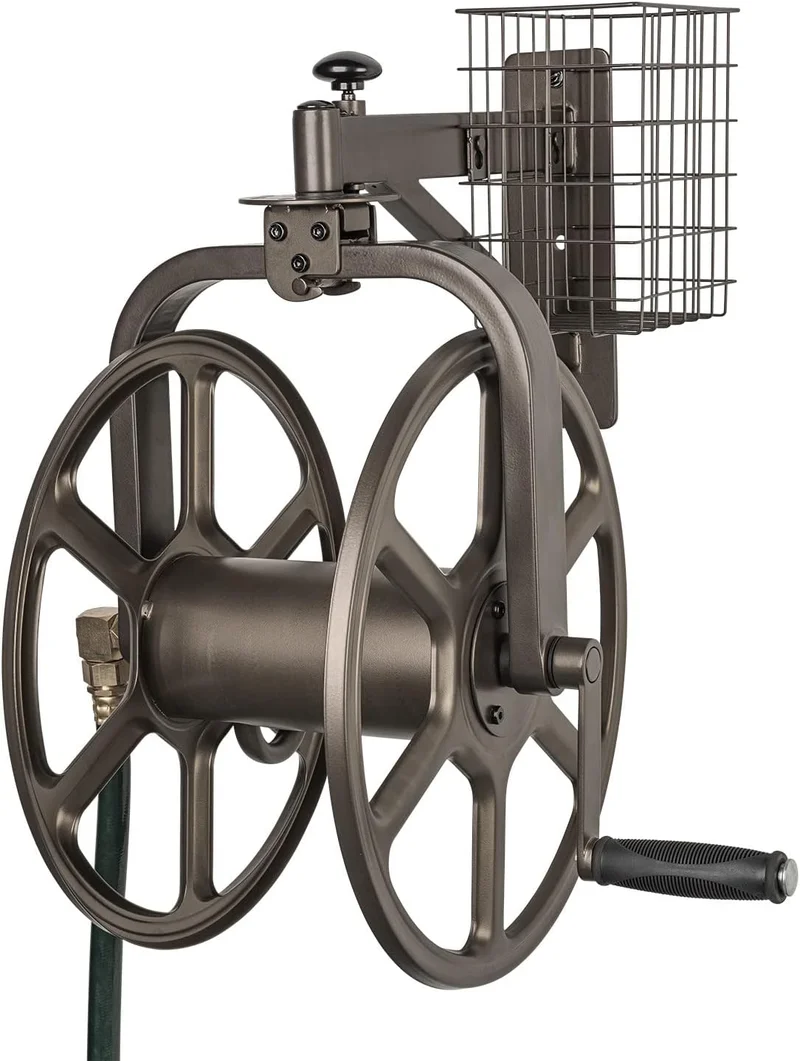 Liberty Garden 712 Single Arm Navigator Hose Reel - Rank 10 in Best Wall Mounted Hose Reel of 2025
