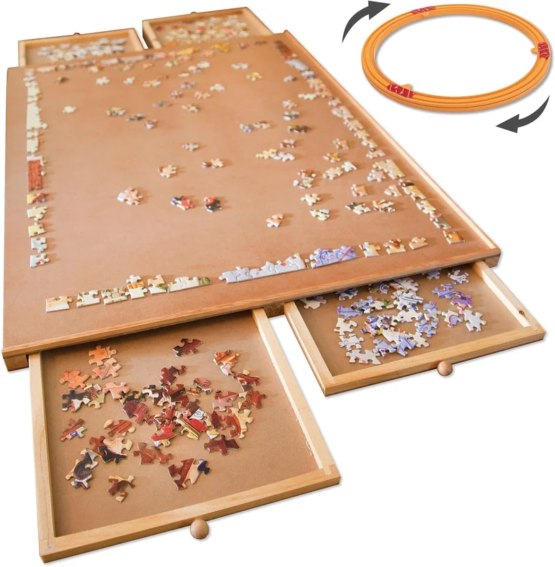Bits and Pieces Rotating Puzzle Board - Rank 9 in Best Rotating Puzzle Board of 2025
