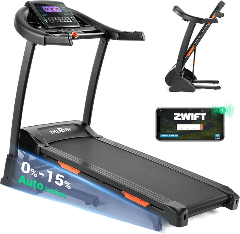 THERUN Folding Incline Treadmill - Rank 2 in Best Heart Rate Belt of 2025
