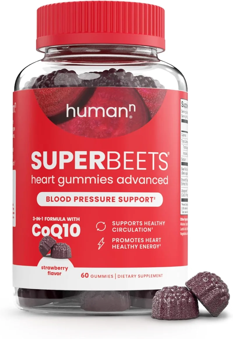HumanN SuperBeets Heart Gummies - Rank 8 in Best Coq10 of 2025