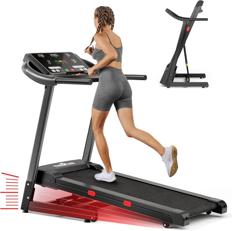 THERUN Auto Incline Treadmill with LED Screen - Rank 5 in Best Treadmill With Incline of 2025