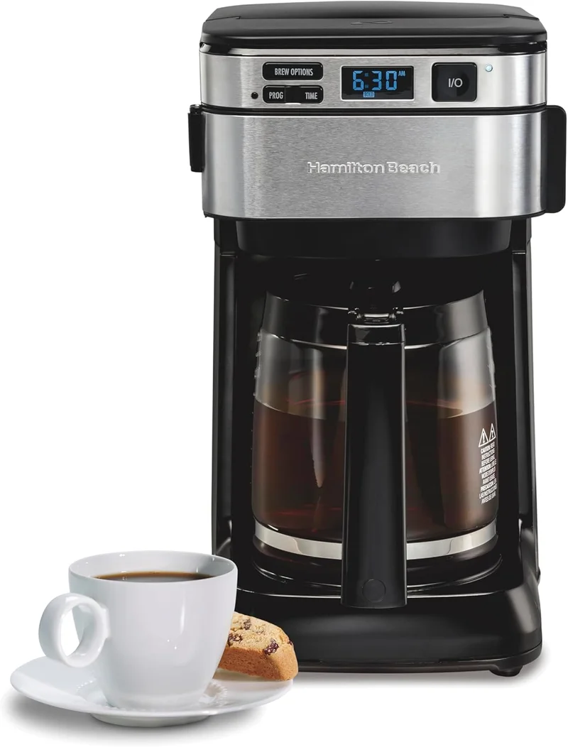 Hamilton Beach 12-Cup Programmable Coffee Maker - Rank 4 in Best Drip Coffee Makers of 2025