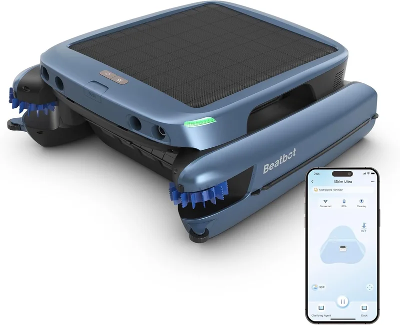 iSkim Ultra Robotic Pool Skimmer - Rank 6 in Best Solar Powered Pool Skimmer of 2025