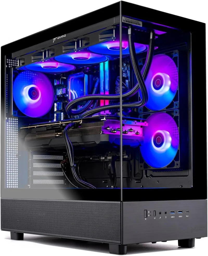 Skytech Azure Gaming PC Desktop Ryzen 7 RTX 5070 - Rank 9 in Best Gaming Computer of 2025