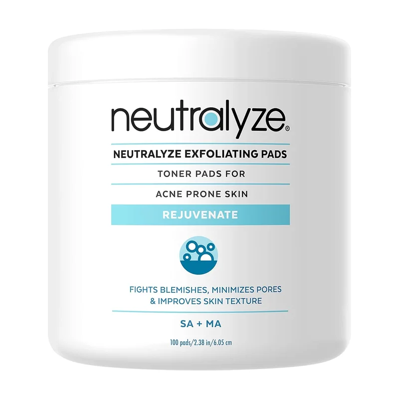 Neutralyze Exfoliating Acne Treatment Pads - Rank 6 in Best Toner Pads of 2025
