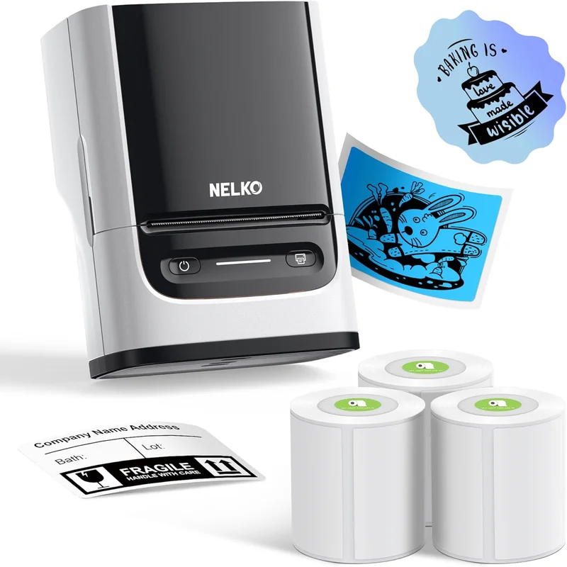 Nelko PM220 Bluetooth Label Printer - Rank 8 in Best Label Maker of 2025