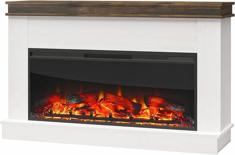 Ameriwood Home Mateo 53.5 Inch Electric Fireplace - Rank 5 in Best Electric Fireplace With Mantel of 2025