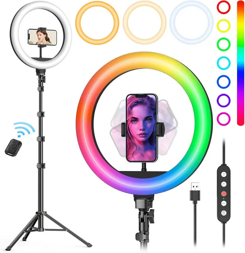 Weilisi Selfie Ring Light with Tripod Stand - Rank 9 in Best Ring Light of 2025