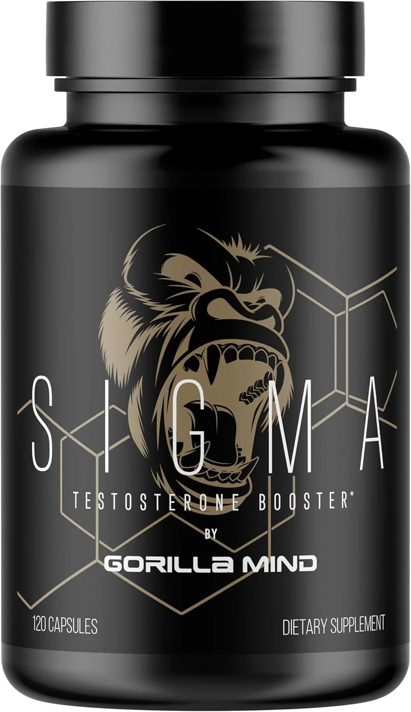 Gorilla Mind Sigma Testosterone Booster - Rank 2 in Best Testosterone Boosters of 2025