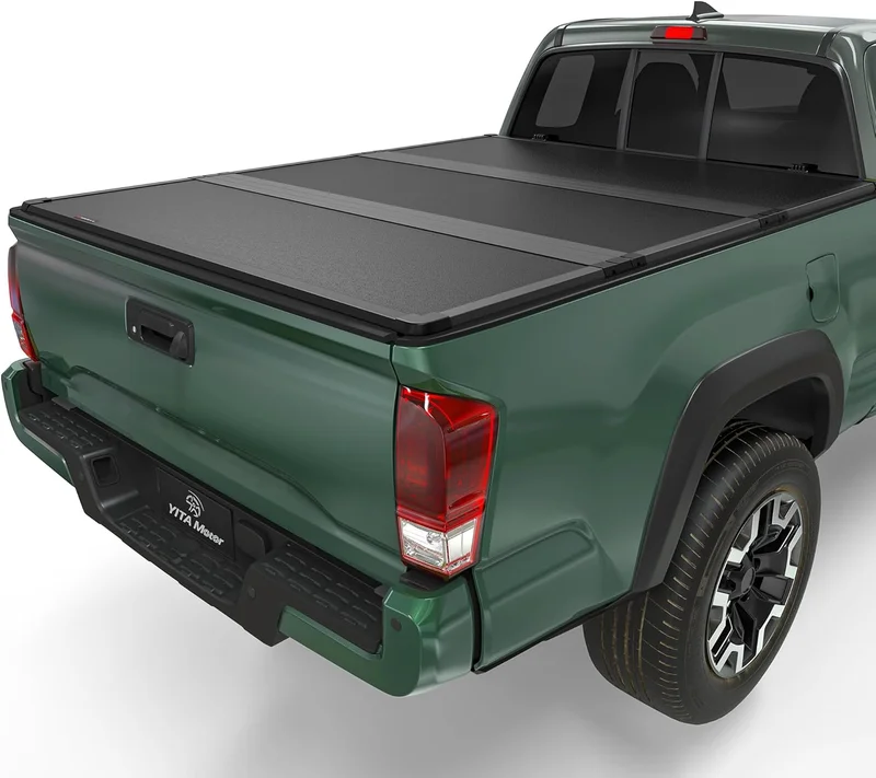 YITAMOTOR Tri-Fold Truck Bed Cover for Tacoma - Rank 3 in Best Pickup Truck Bed Covers of 2025