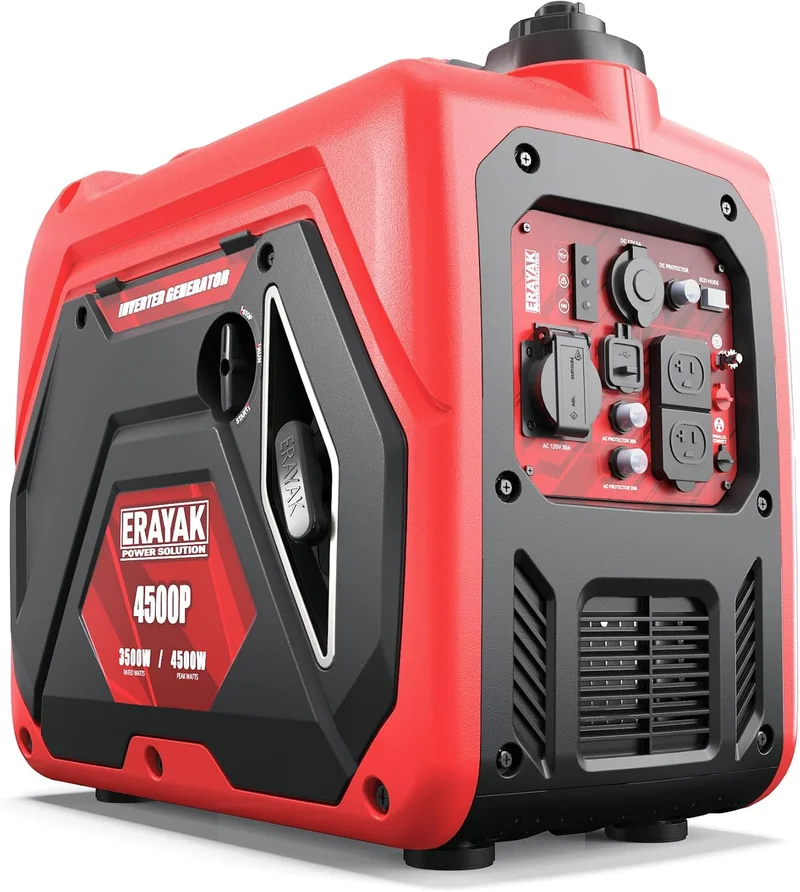 Erayak 4500W Portable Inverter Generator - Rank 5 in Best Portable Generators of 2025