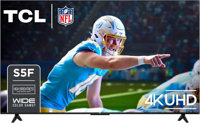 TCL 65-Inch S5 UHD 4K LED Smart TV - Rank 5 in Best 4k Tv of 2025