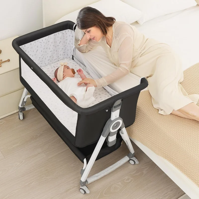 OHFLY Baby Bassinet Bedside Sleeper with Adjustable Heights - Rank 5 in Best Newborn Bassinet of 2025