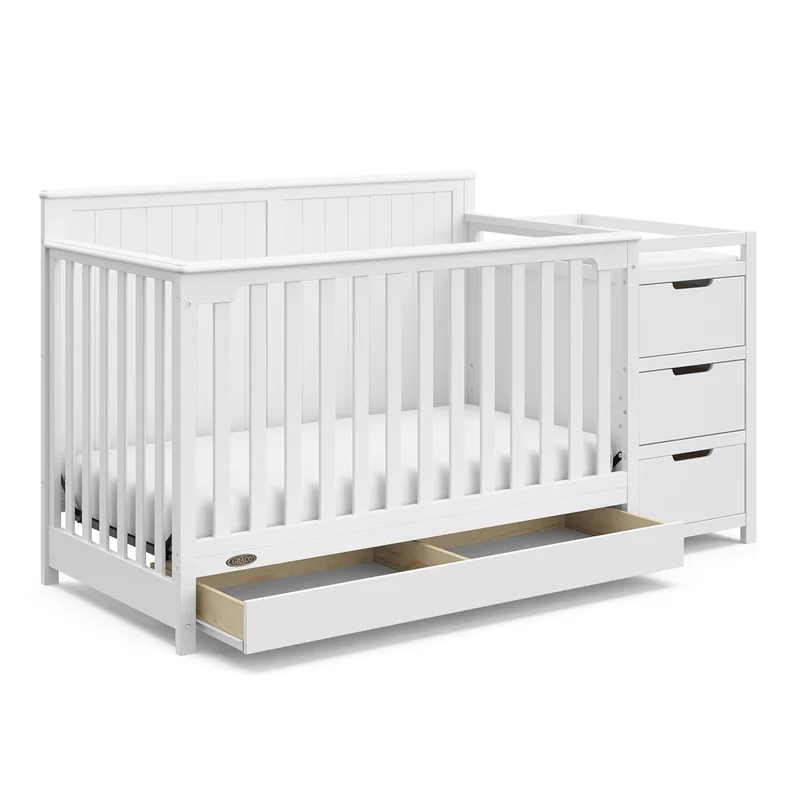 Graco Hadley Convertible Crib and Changer - Rank 2 in Best Baby Crib of 2025