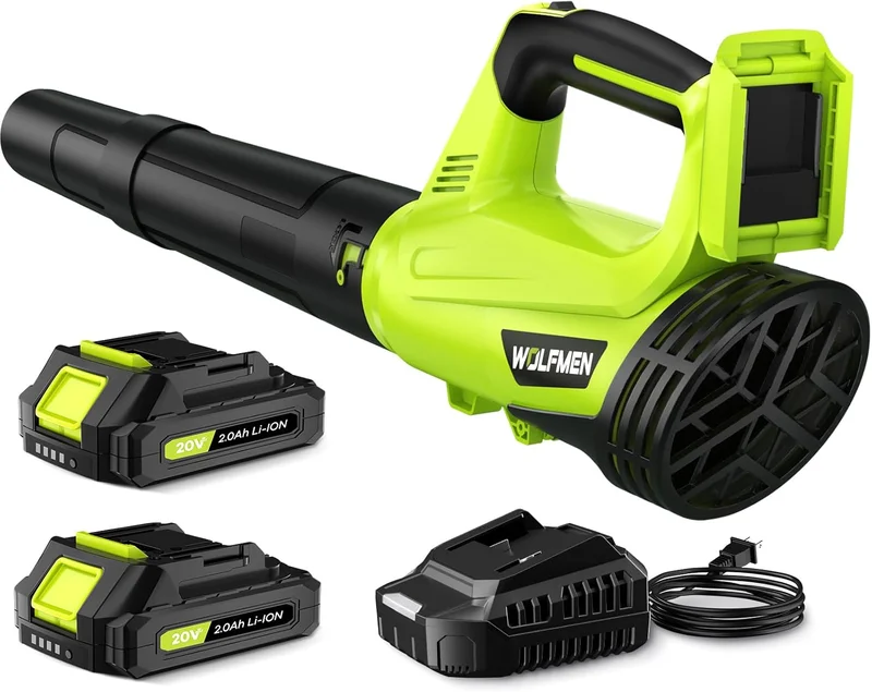 Wolfmen Electric Cordless Leaf Blower - Rank 3 in Best Leaf Blower of 2025