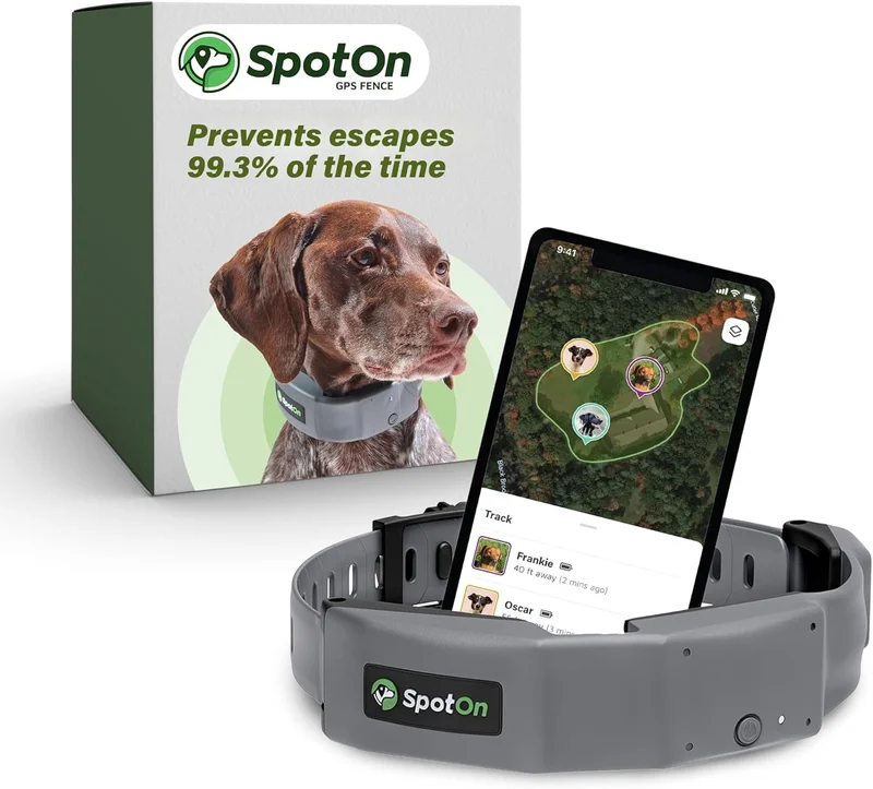 SpotOn GPS Dog Fence Collar, Waterproof, Accurate - Rank 5 in Best Gps Dog Fence of 2025