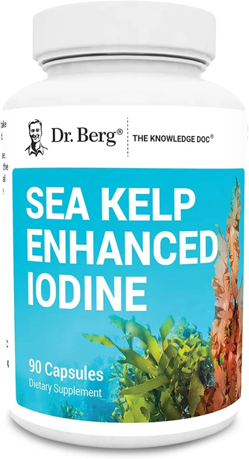 Dr. Berg Sea Kelp Enhanced Iodine - Rank 3 in Best Iodine Supplement of 2025