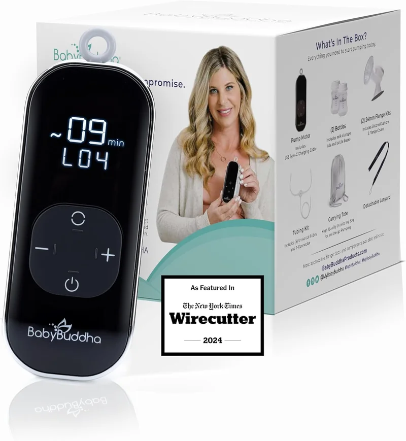 BabyBuddha Breast Pump 2.0 - Portable & Compact - Rank 7 in Best Wearable Breast Pump of 2025