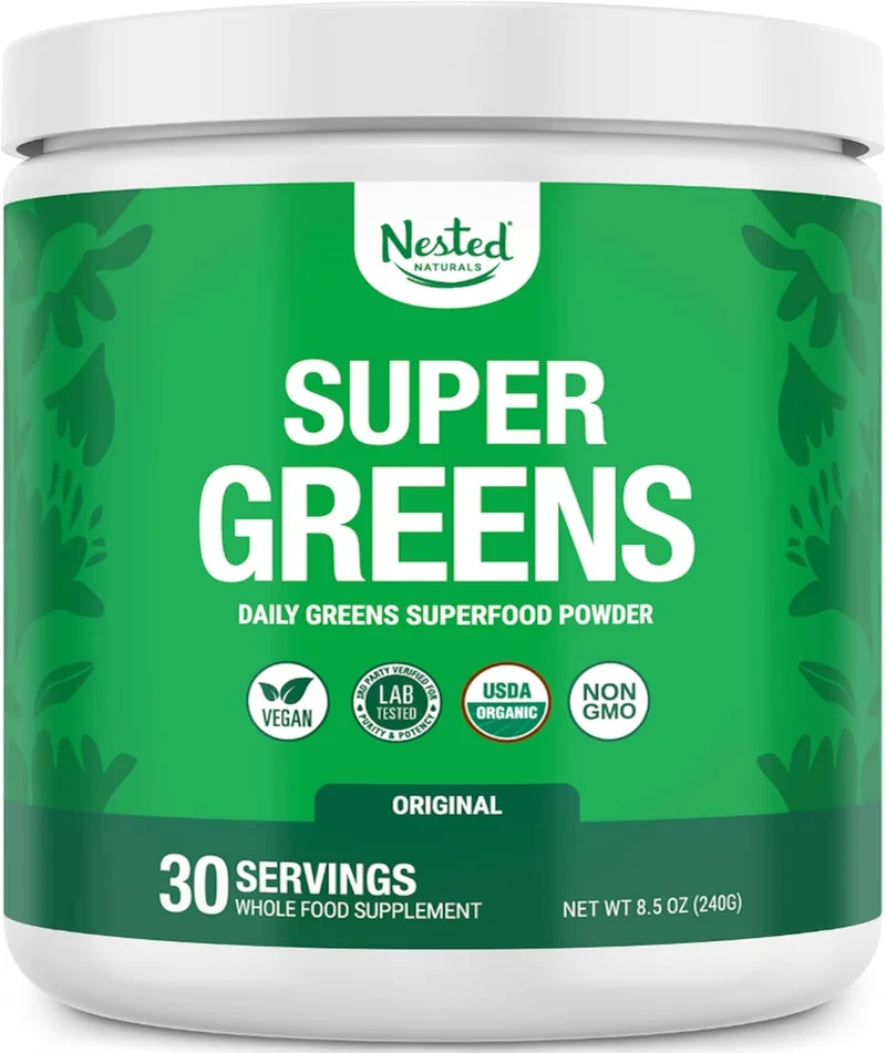 Super Greens Daily Organic Superfood Powder - Rank 6 in Best Organic Green Powder of 2025