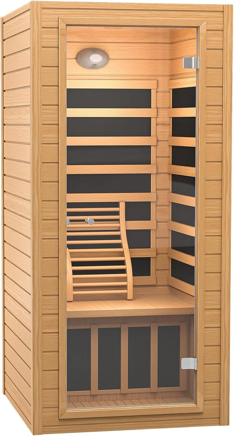 Real Relax Canadian Hemlock Wood Sauna - Rank 4 in Best Indoor Sauna of 2025