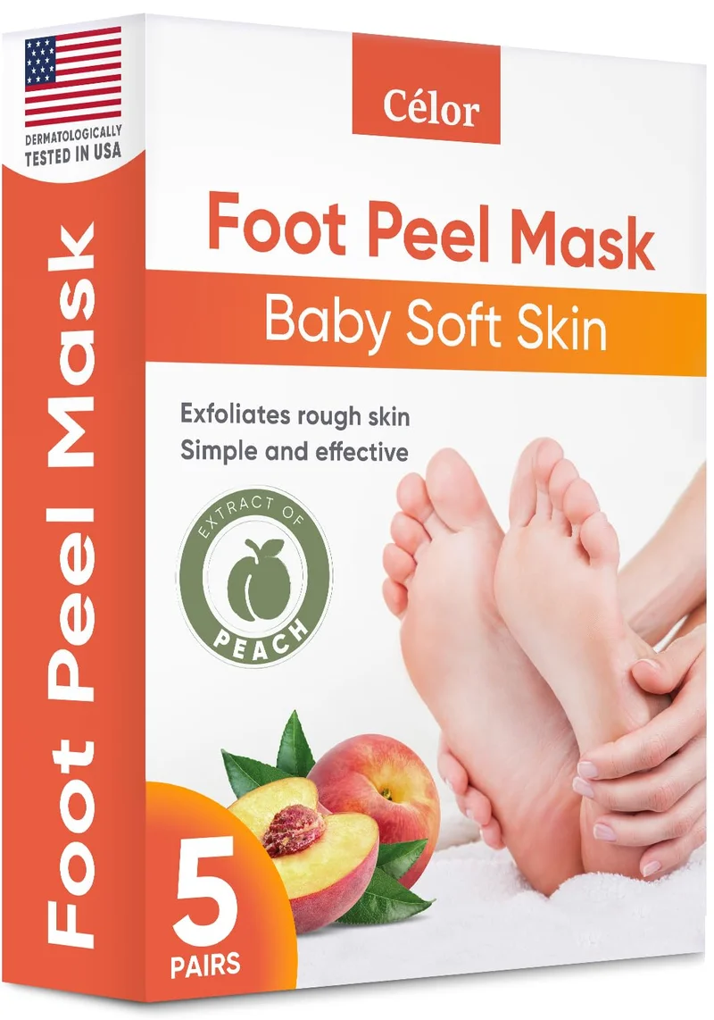 CÉLOR Foot Peel Mask with Aloe Vera - Rank 4 in Best Chemical Exfoliant For Feet of 2025