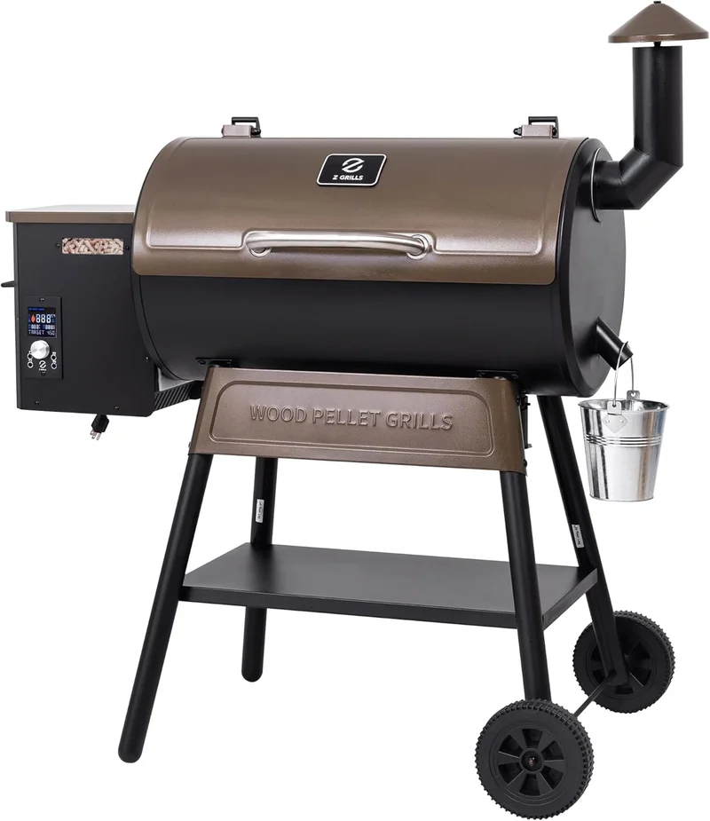 Z GRILLS ZPG-550B4 Wood Pellet Grill & Smoker - Rank 6 in Best Pellet Smoker of 2025