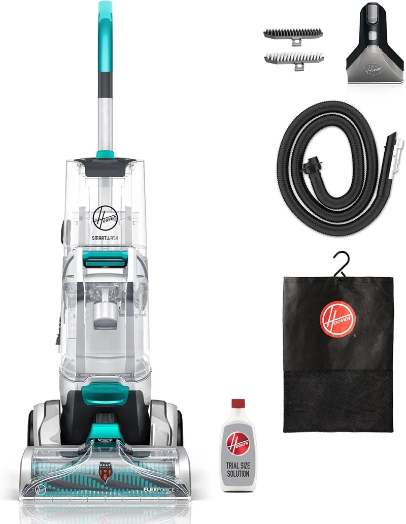 Hoover SmartWash+ FH52000 Carpet Cleaner Turquoise - Rank 8 in Best Carpet Cleaner of 2025