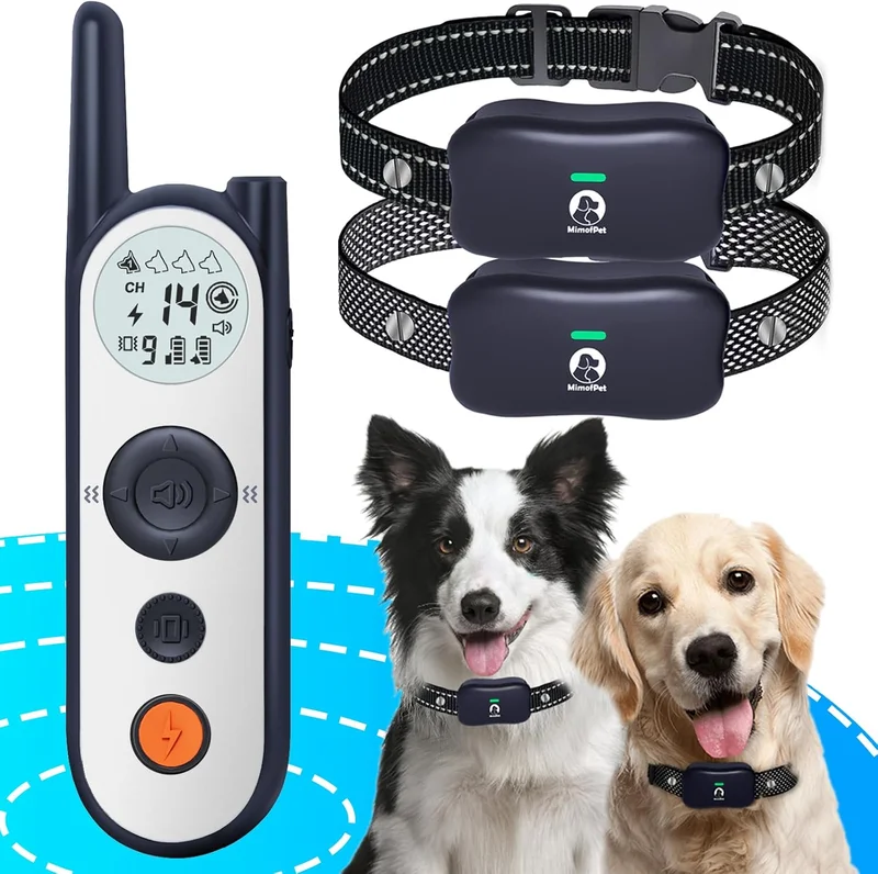MIMOFPET Wireless Dog Fence for 2 Dogs - Rank 7 in Best Electric Dog Fence of 2025