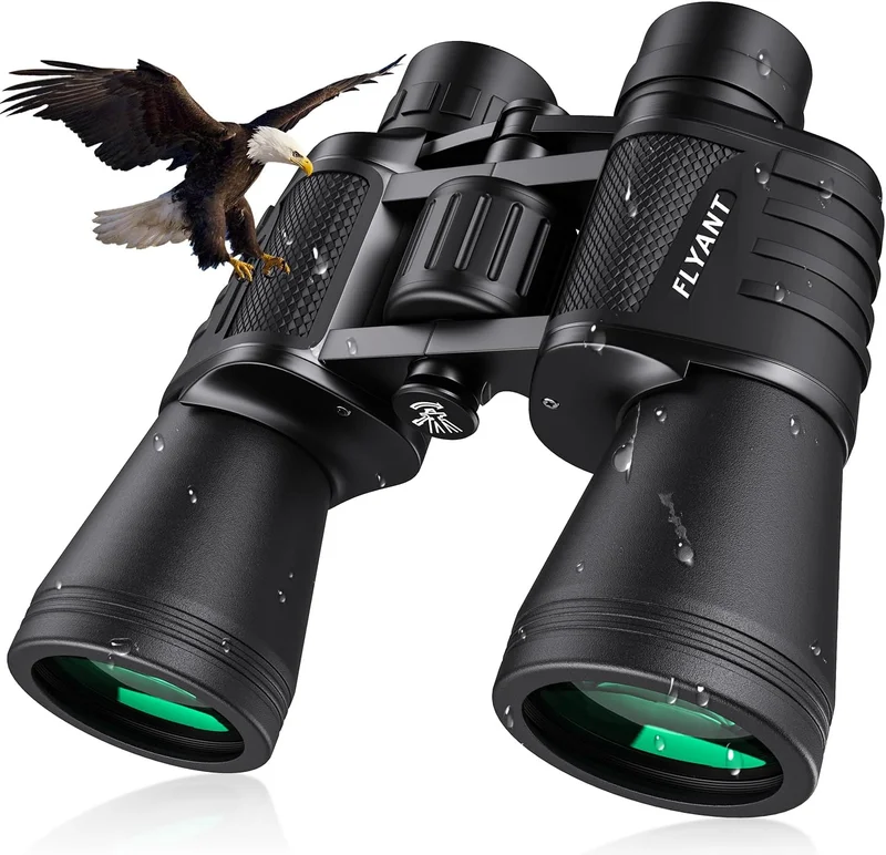 FLYANT 20x50 Waterproof Compact Binoculars - Rank 7 in Best Night Vision Binoculars of 2025