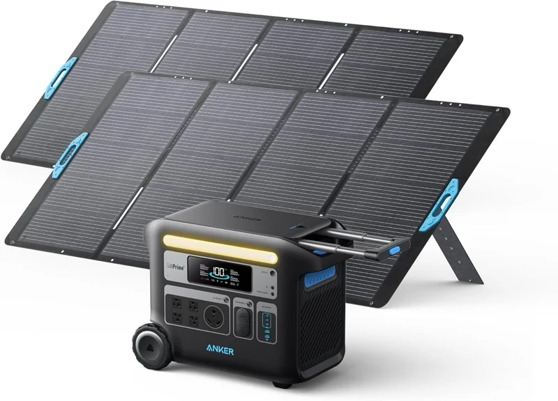 Anker SOLIX F2000 Portable Solar Generator - Rank 4 in Best Home Power Backup of 2025