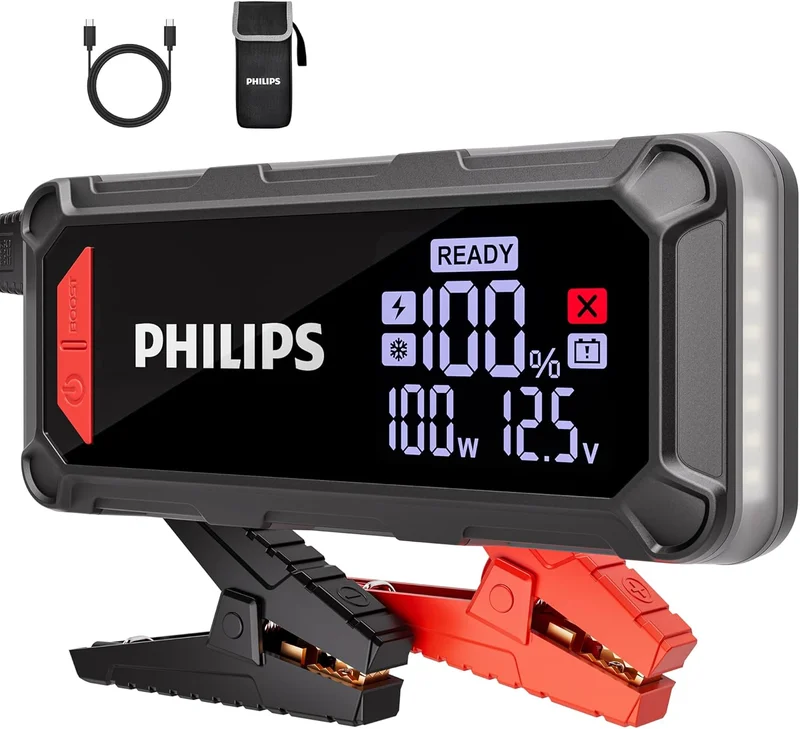 Philips Car Battery Jump Starter 2300A - Rank 5 in Best Jump Pack of 2025
