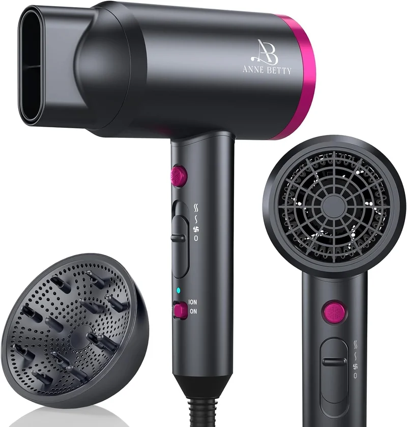 Ionic Hair Dryer with Diffuser - Rank 10 in Blow Dryers of 2025