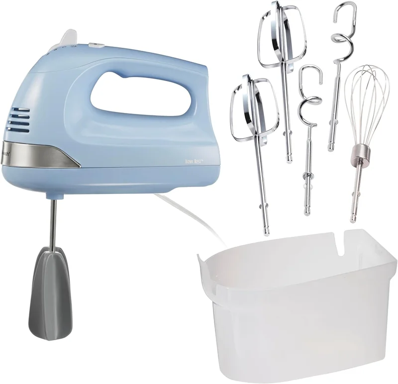 Hamilton Beach Electric Hand Mixer, Blue - Rank 3 in Best Hand Mixer of 2025