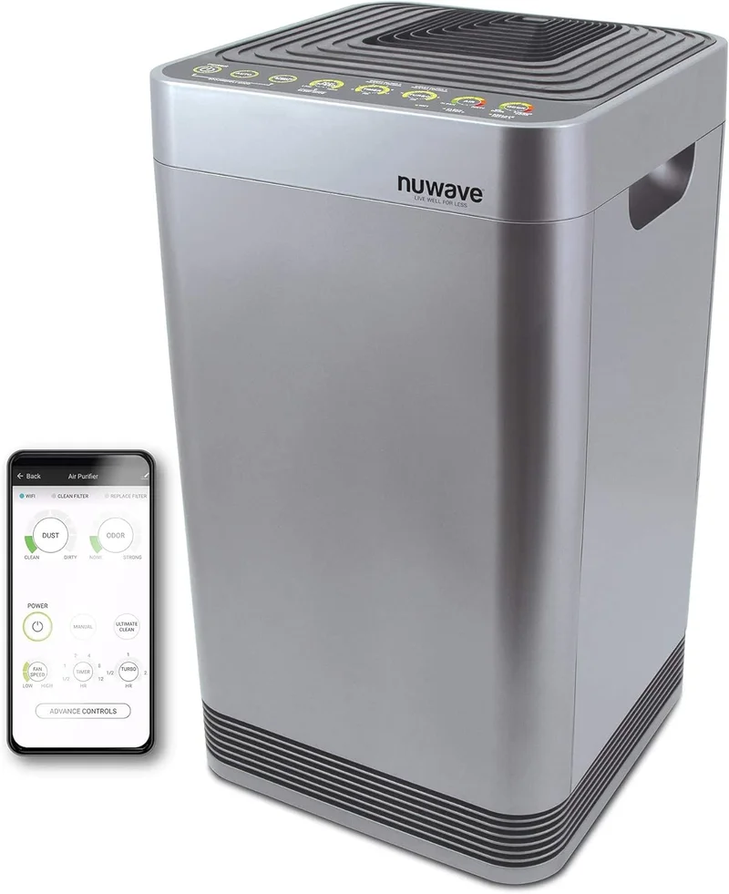 Nuwave Large Room Air Purifier 2934 Sq. Ft. - Rank 2 in Best Hepa Air Purifier of 2025