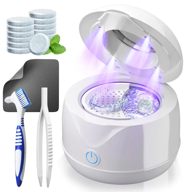 Ultrasonic Cleaner Kit for Dental Appliances - Rank 8 in Best Retainer Cleanser Tablets of 2025