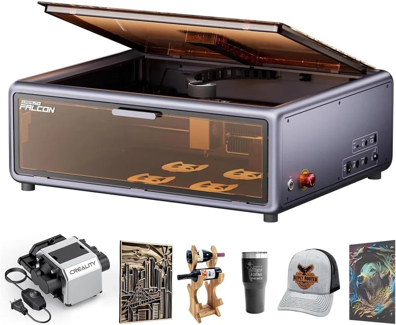 Creality Falcon A1 Laser Engraver Cutter - Rank 8 in Best Laser Engraver of 2025