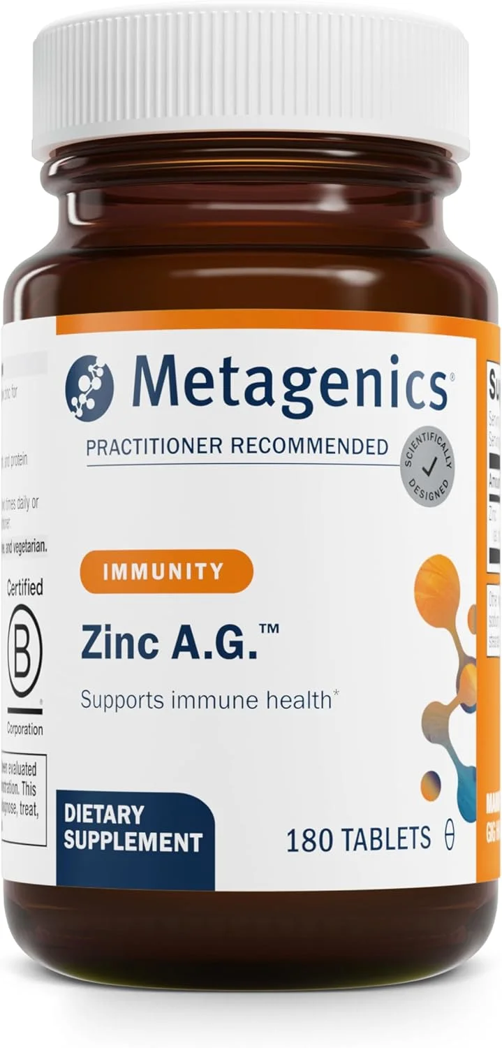 Metagenics Zinc A.G. - Highly Absorbable Immune Support Tablets - Rank 5 in Best Zinc Supplements of 2025