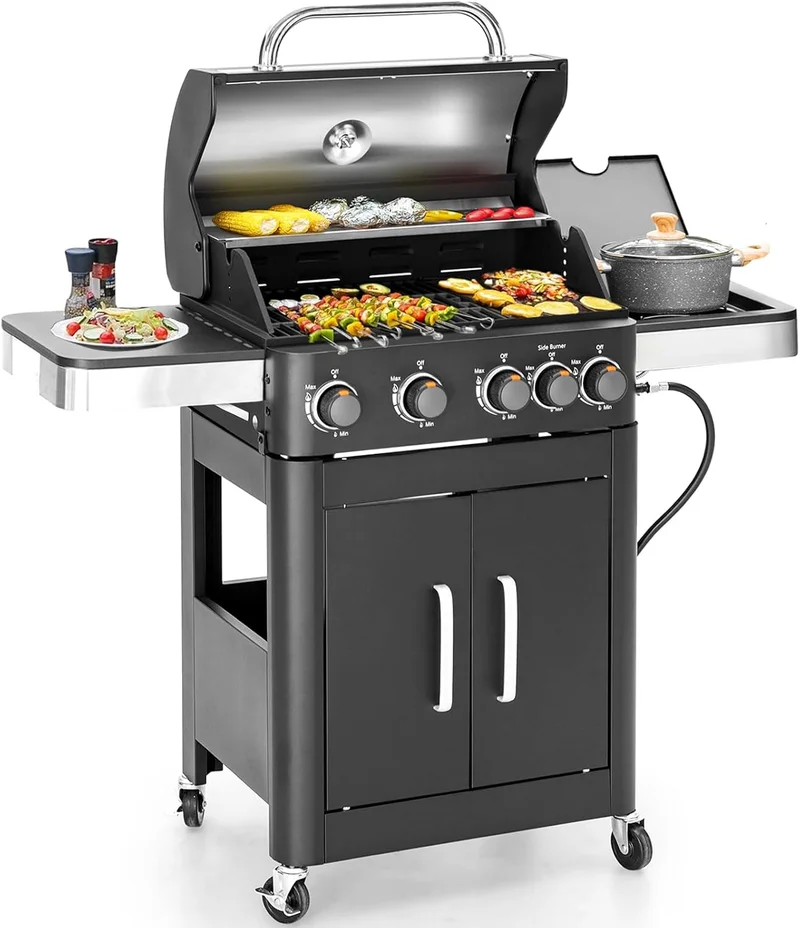 Propane Gas BBQ Grill Combo - Rank 6 in Best Grill Griddle Combo of 2025