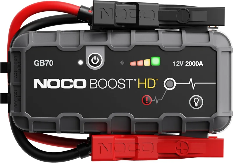 NOCO Boost HD GB70 Car Battery Jump Starter - Rank 8 in Best Car Jumper Box of 2025
