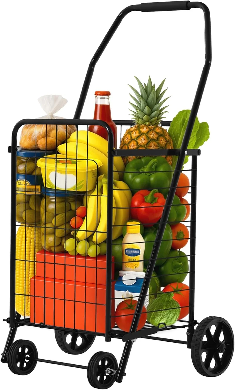 YITAHOME Folding Shopping Cart with Wheels - Rank 9 in Best Folding Shopping Cart of 2025