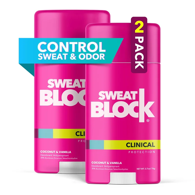 SweatBlock Women's Antiperspirant Coconut & Vanilla - Rank 9 in Best Lume Deodorant of 2025