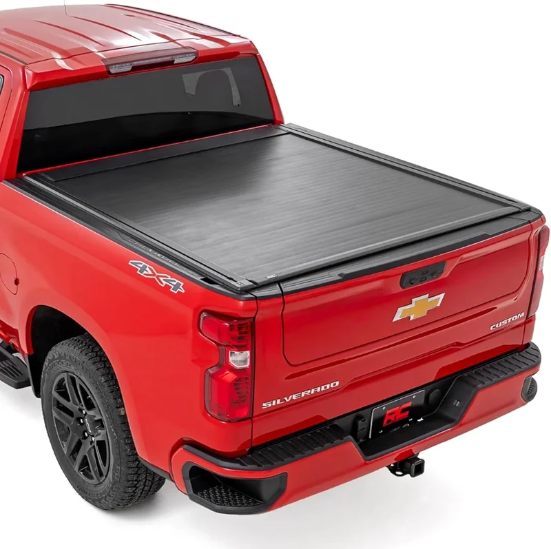 Rough Country Power Retractable Tonneau Cover for Silverado & Sierra - Rank 2 in Best Bed Covers For Trucks of 2025